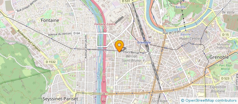 localisation de l'entreprise LE BENIN A GRENOBLE à GRENOBLE