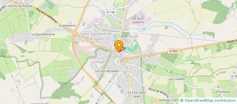 localisation de l'entreprise LE BENTO J.R  LA HAYE