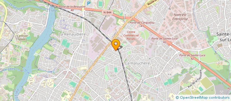 localisation de l'entreprise LE BENYGATE à NANTES