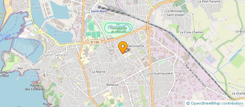 localisation de l'entreprise LE BENZ 35 à SAINT-MALO
