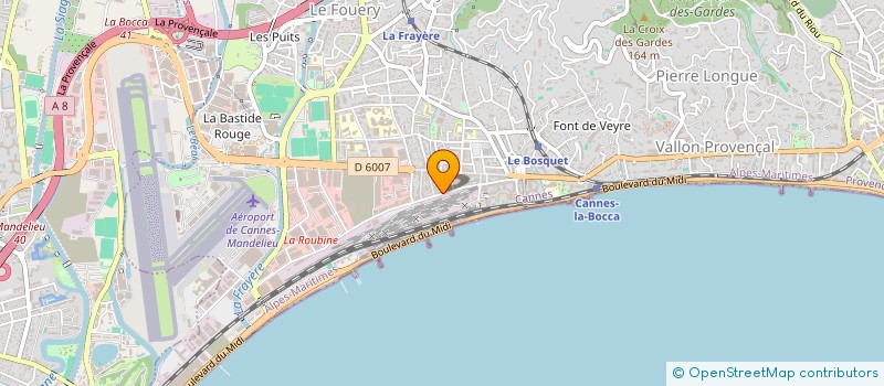 localisation de l'entreprise LE BERBERE BARBER à CANNES