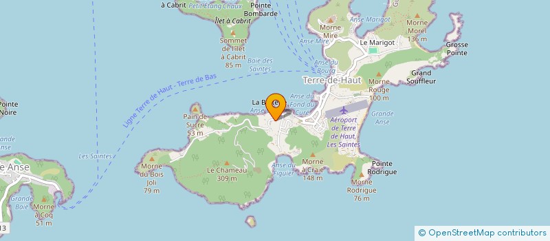 localisation de l'entreprise LE BERCAIL à TERRE-DE-HAUT