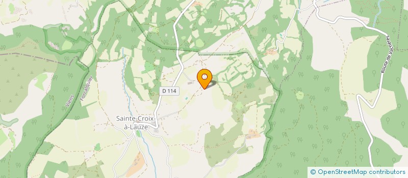 localisation de l'entreprise LE BERCAIL  SAINTE-CROIX-A-LAUZE