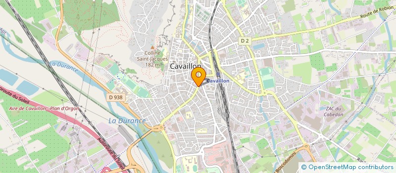 localisation de l'entreprise LE BERCAIL  CAVAILLON