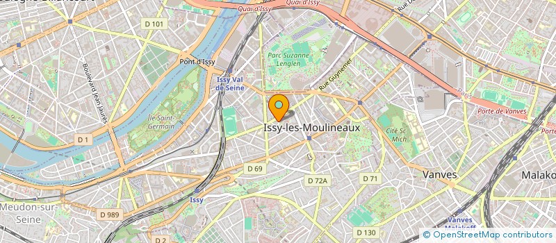 localisation de l'entreprise LE BERCAIL 92 à ISSY-LES-MOULINEAUX