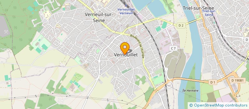 localisation de l'entreprise LE BERCAIL à VERNOUILLET