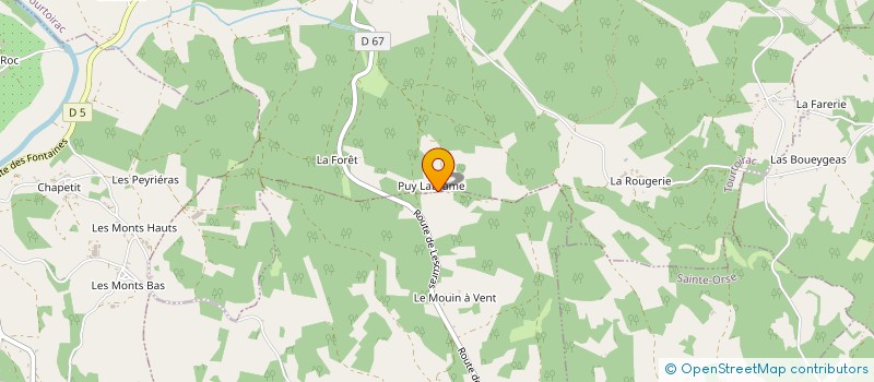 localisation de l'entreprise LE BERCAIL  TOURTOIRAC