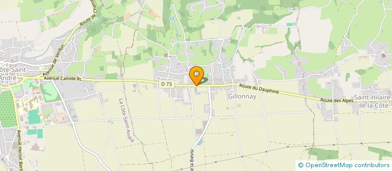 localisation de l'entreprise LE BERCAIL PAYSAN à GILLONNAY