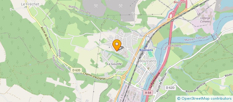 localisation de l'entreprise LE BERCAILLE  BOUSSENS