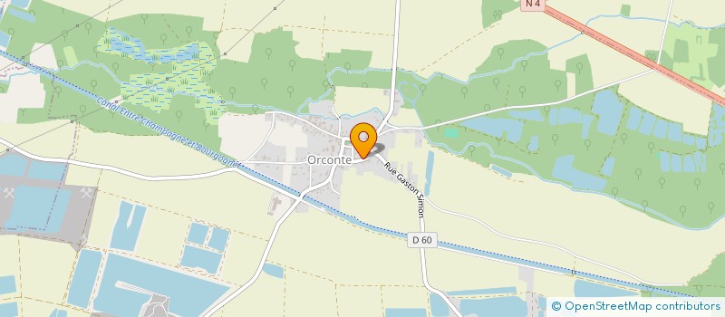 localisation de l'entreprise LE BERCEAU  ORCONTE