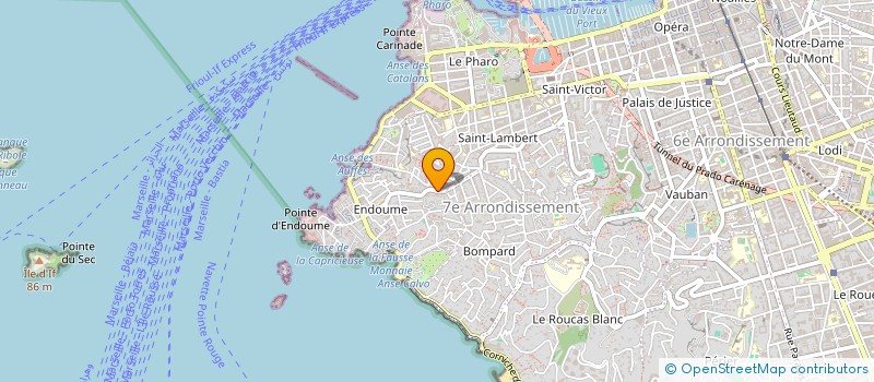 localisation de l'entreprise LE BERCEAU à MARSEILLE