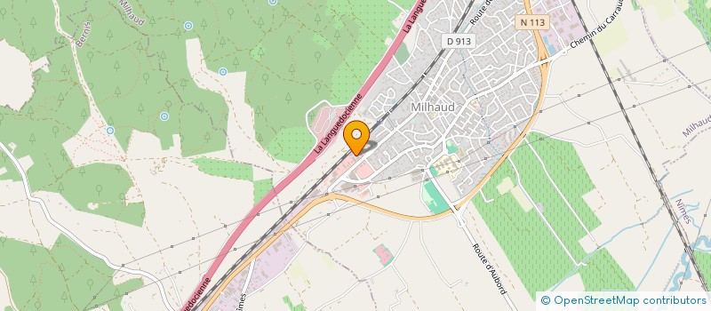 localisation de l'entreprise LE BERCEAU D'AEMILIUS  MILHAUD