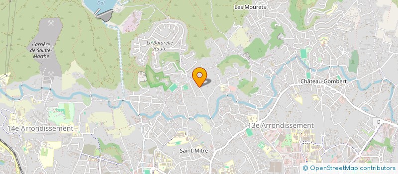 localisation de l'entreprise LE BERCEAU DES ETOILES à MARSEILLE