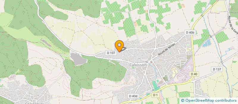 localisation de l'entreprise LE BERCEAU DES TITOUS à CALVISSON