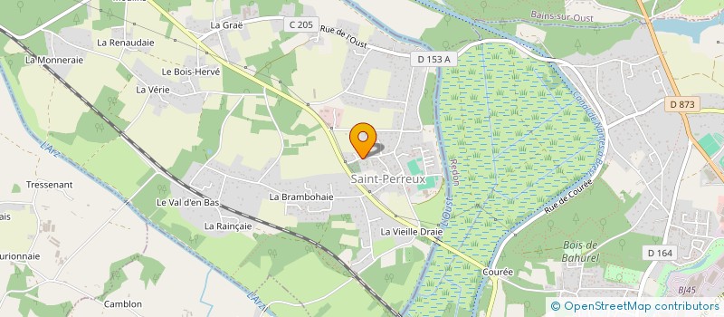 localisation de l'entreprise LE BERCEAU DU MARIN  SAINT-PERREUX