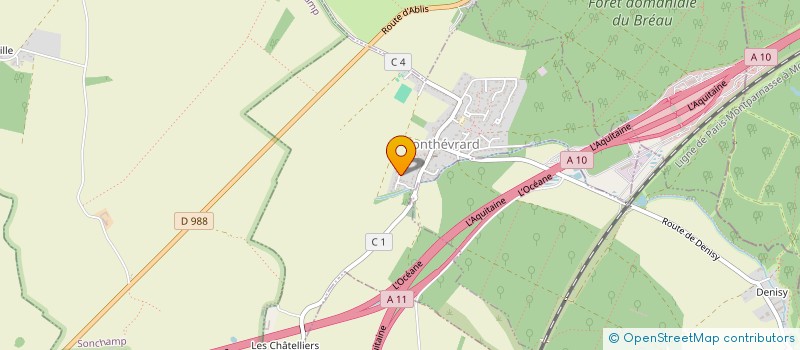 localisation de l'entreprise LE BERCEAU DU SUD OUEST à PONTHEVRARD