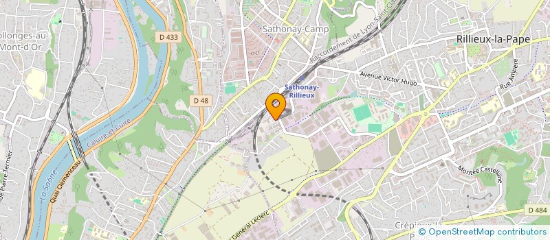 localisation de l'entreprise LE BERCEAU GROUP  RILLIEUX-LA-PAPE