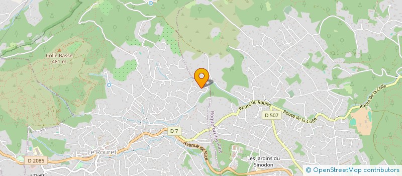 localisation de l'entreprise LE BERCHON  LE ROURET