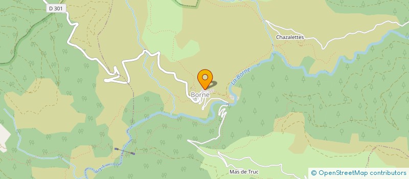 localisation de l'entreprise LE BERGAME  BORNE