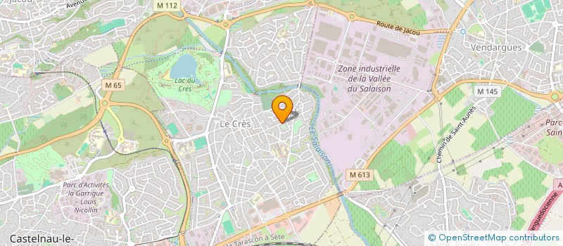 localisation de l'entreprise LE BERGER  LE CRES