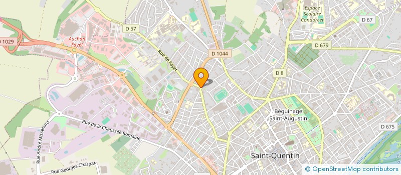 localisation de l'entreprise LE BERGERAC à SAINT-QUENTIN