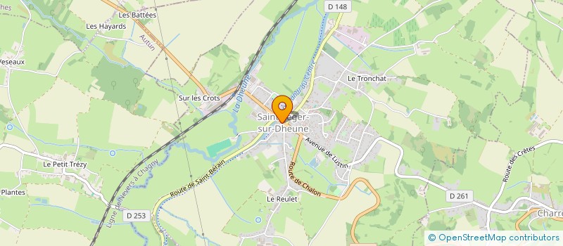 localisation de l'entreprise LE BERINOIS  SAINT-BERAIN-SUR-DHEUNE