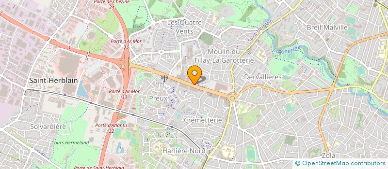 localisation de l'entreprise LE BERL à SAINT-HERBLAIN