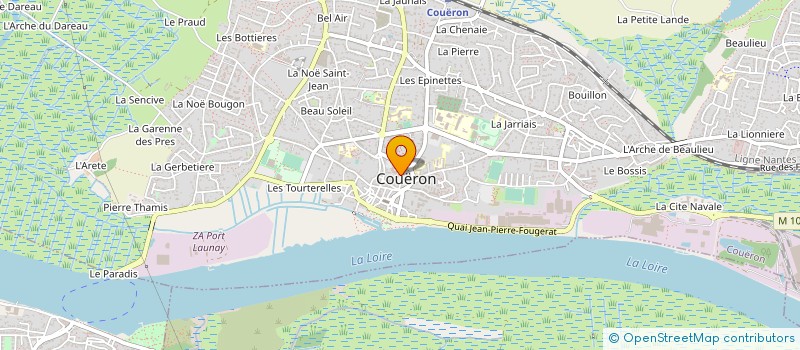 localisation de l'entreprise LE BERLIGOU à COUERON