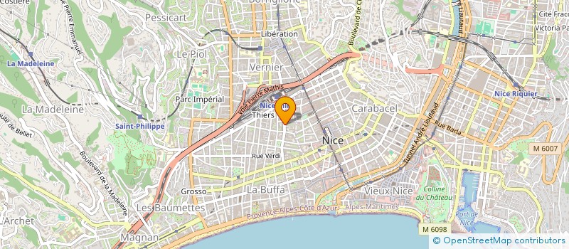 localisation de l'entreprise LE BERLIN-NICE  NICE