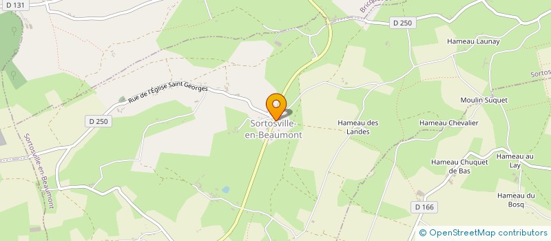 localisation de l'entreprise LE BERLINGOT  SORTOSVILLE-EN-BEAUMONT