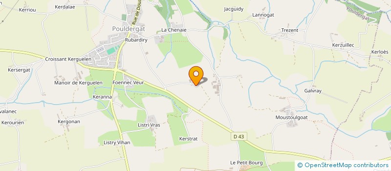 localisation de l'entreprise LE BERRE à POULDERGAT