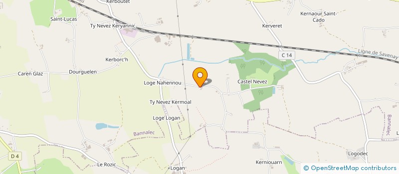 localisation de l'entreprise LE BERRE  BANNALEC