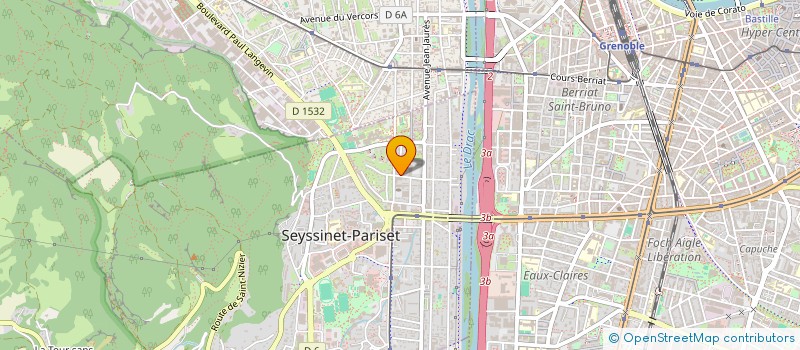 localisation de l'entreprise LE BERRE - BOUCHER - RENAUD à SEYSSINET-PARISET