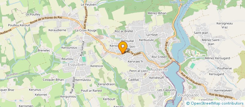 localisation de l'entreprise LE BERRE ET FILS SARL à AUDIERNE