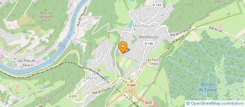 localisation de l'entreprise LE BERSOT DE L'ART - TALENTS CACHES  MONTFAUCON