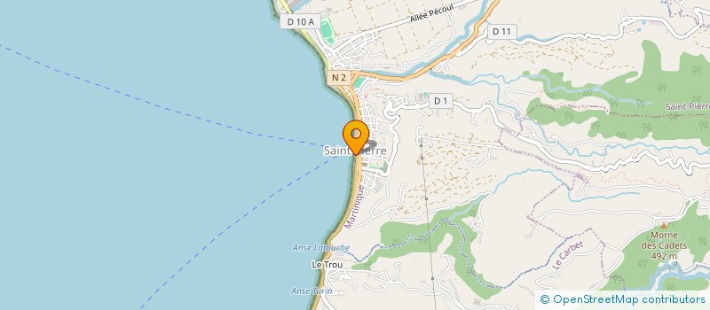 localisation de l'entreprise LE BERTIN  SAINT-PIERRE