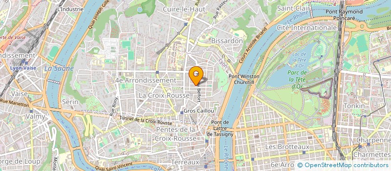 localisation de l'entreprise LE BERTONE à LYON