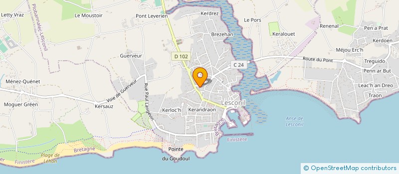 localisation de l'entreprise LE BESCOND LOIC  PLOBANNALEC-LESCONIL