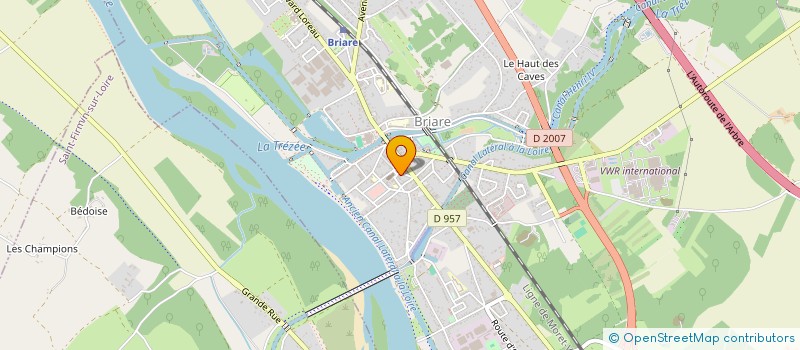 localisation de l'entreprise LE BEST à BRIARE