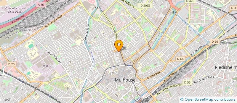 localisation de l'entreprise LE BEST OF...PRET A PORTER  MULHOUSE