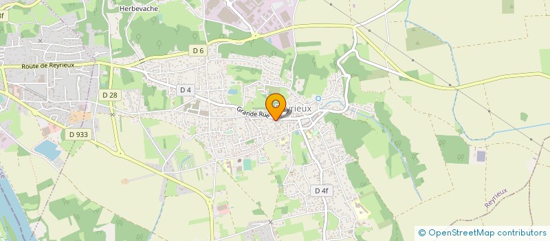 localisation de l'entreprise LE BETON DANS TOUS SES ETATS à REYRIEUX