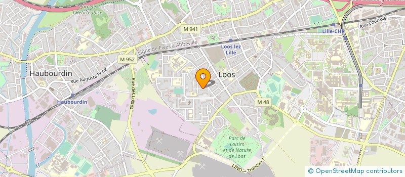 localisation de l'entreprise LE BETON MANUFACTURE à LOOS