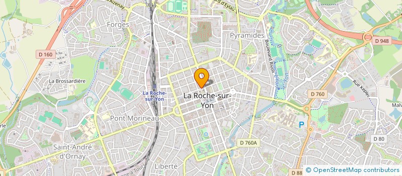 localisation de l'entreprise LE BEURRE ZINC à LA ROCHE-SUR-YON