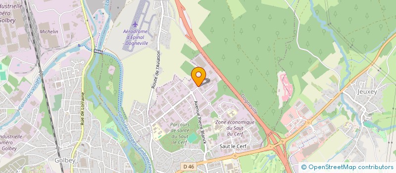 localisation de l'entreprise LE BEVERLY  EPINAL