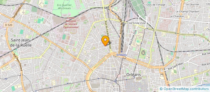 localisation de l'entreprise LE BEYROUTHIN à ORLEANS