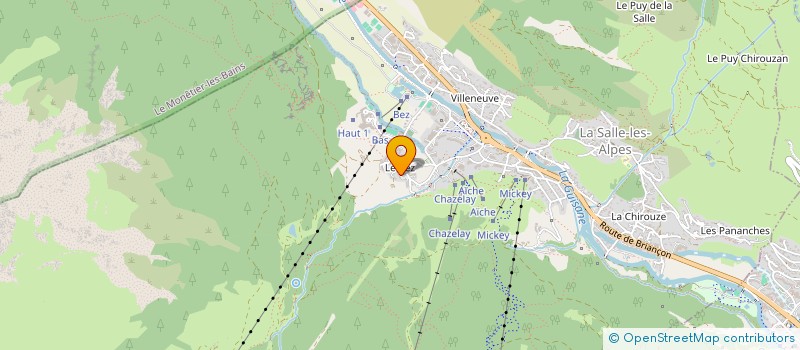 localisation de l'entreprise LE BEZ  LA SALLE