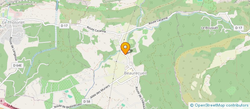 localisation de l'entreprise LE BIAU  BEAURECUEIL