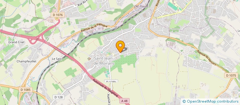 localisation de l'entreprise LE BIBABO CLUB  SAINT-JEAN-DE-MOIRANS