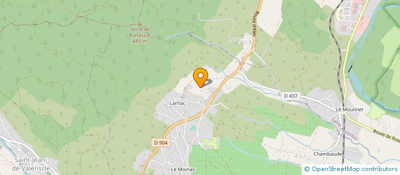 localisation de l'entreprise LE BIBIS'TROT  LES MAGES