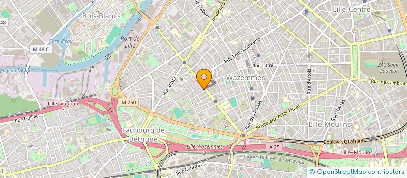 localisation de l'entreprise LE BIBLIOBROUSSE à LILLE